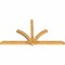 Ekena Millwork Redmond Rough Sawn Timber Gable Bracket, Western Red Cedar, 96"W x 52"H x 4"D x 4"F, 13/12 Pitch GBW096X52X0404RED00RWR - alternate 3